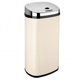 Poubelle De Cuisine Automatique Largo Crème Inox 42l