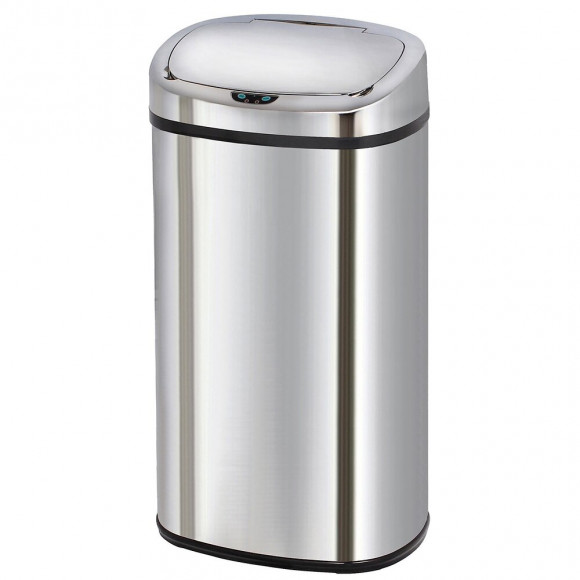 Poubelle De Cuisine Automatique Majestic Argent Inox 68l