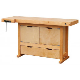 Etabli Bois 1 Tiroir 2 Portes - H 0,82 X L 0,50 X L 1,50 M