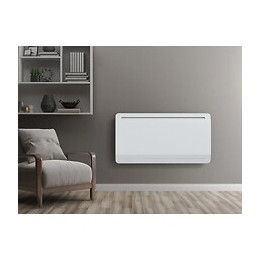Oceanic 2000 Watts Rubis Radiateur Electrique Fixe A Inertie Seche - Design Galbe - Blanc