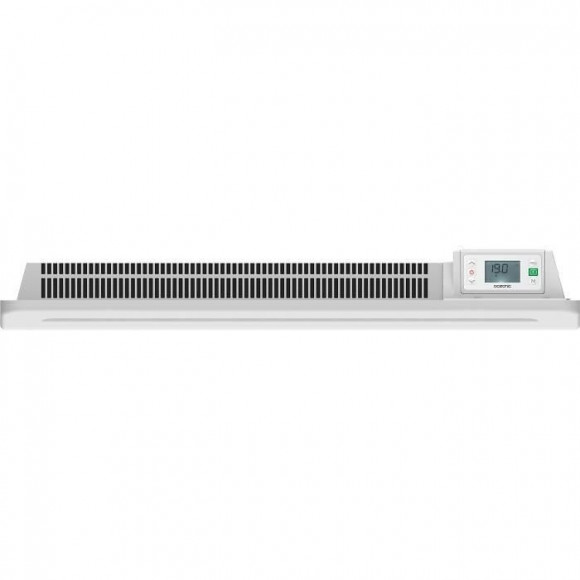 Oceanic 1500 Watts Rubis Radiateur Electrique Fixe A Inertie Seche - Design Galbe - Blanc
