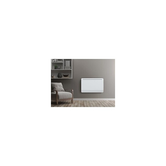 Oceanic 1500 Watts Rubis Radiateur Electrique Fixe A Inertie Seche - Design Galbe - Blanc
