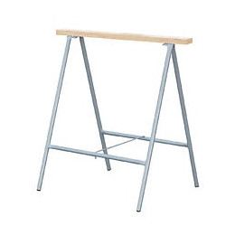 Tréteau En Bois Et Métal 80 X 83 Cm