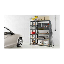 Concept Rangement De Garage + Établi - Longueur 150 Cm - 10 Plateaux