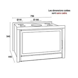 Insert À Bois Termofoc 13000w 79.6cm, 31762
