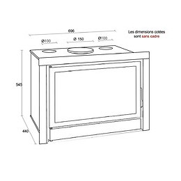 Insert À Bois Termofoc 13000w 69.6cm, 31729