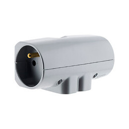 Quadriplite 2x 16a+2x 6a Latérale Inox-chrome - Zenitech