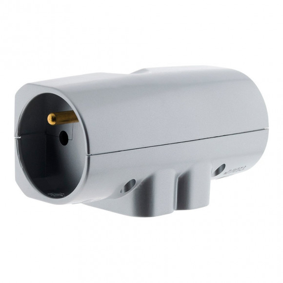 Quadriplite 2x 16a+2x 6a Latérale Inox-chrome - Zenitech