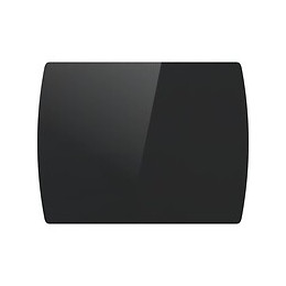 Oceanic 1000 Watts Rubis Radiateur Electrique Fixe A Inertie Seche - Ceramique - Facade Verre - Noir