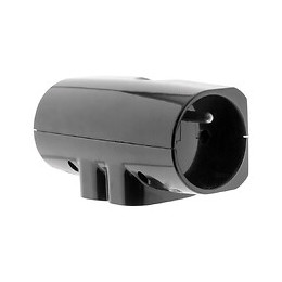 Quadriplite: 2x 16a+2x 6a Latérale Glass Noir - Tv Écran Plats - Zenitech