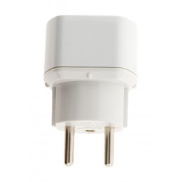 Adaptateur M France / F Schuko Blanc