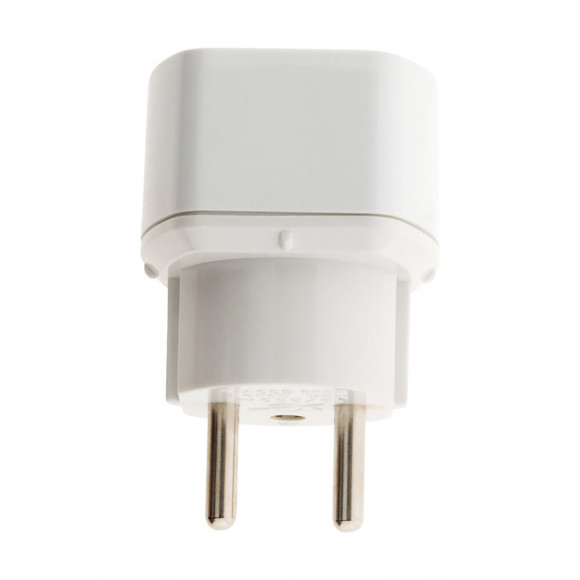 Adaptateur M France / F Schuko Blanc