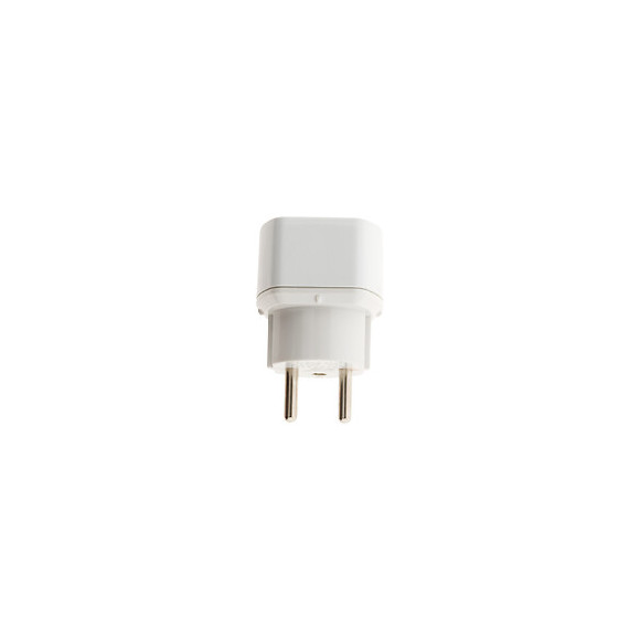 Adaptateur M France / F Schuko Blanc
