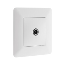 Prise Tv Ø9,52mm Blanc - Artezo