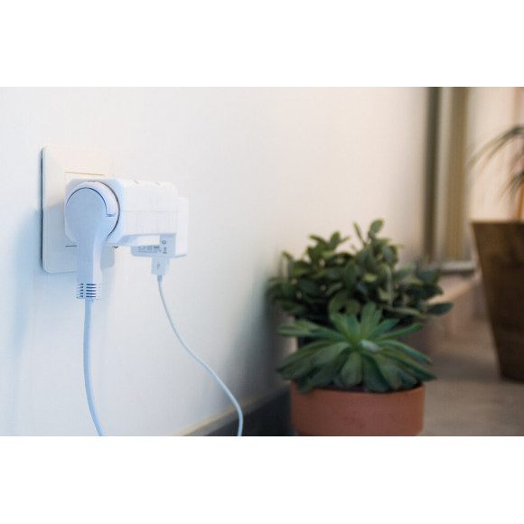 Triplite 2x 16a + 1x6a Latérale Blanc - Zenitech