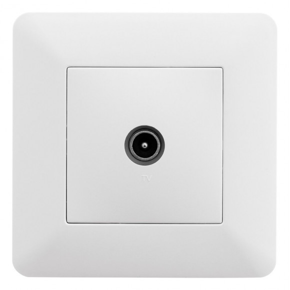 Prise Tv Ø9,52mm Blanc - Artezo