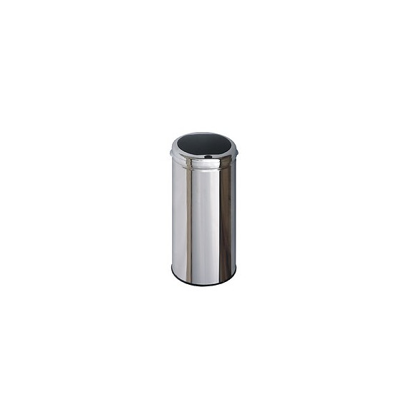 Poubelle De Cuisine Push Tokyo Argent Inox 42l