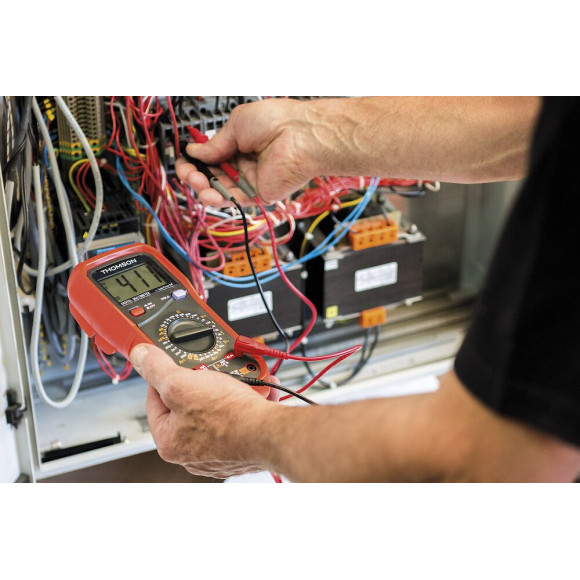 Multimètre Digital Antichoc - 8 Fonctions Cat Iii 600v - Thomson