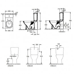 Wc À Poser O.novo + Abattant