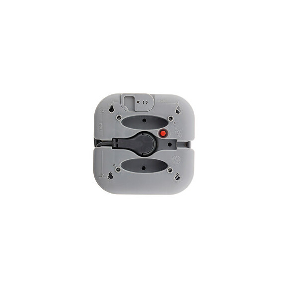 Enrouleur Domestique 4 Prises 2p+t 16a + Coupe-circuit - Gris - Zenitech