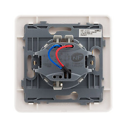 Interrupteur Poussoir À Voyant 10a Blanc - Artezo