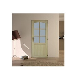 Bloc Porte Paulownia Largeur 73 Poussant Gauche A Peindre Ou A Lasurer Envoye Depuis La France