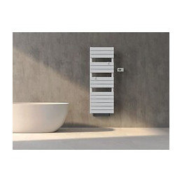 Oceanic 750 Watts + 1000 Watts Opal Radiateur Seche-serviettes Avec Soufflerie - Thermostat Deporte