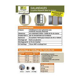 Système A Galandage + Habillage Pour Porte En 63  Envoye Depuis La France