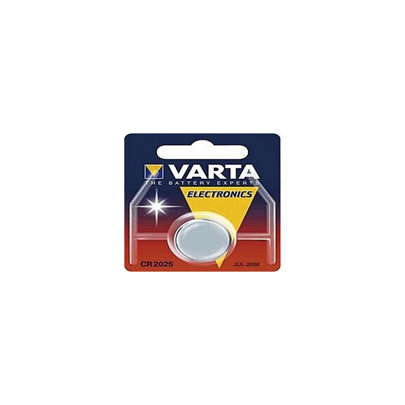 Pile Bouton Lithium Cr2025 Varta 6025
