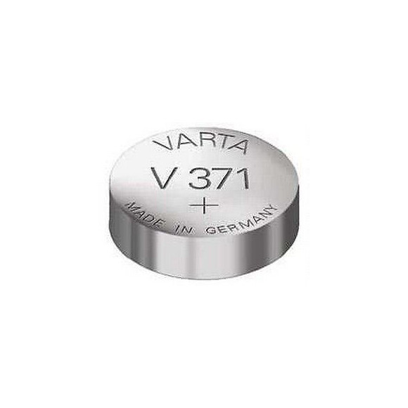 Pile Bouton Oxyde D'argent Varta V 371