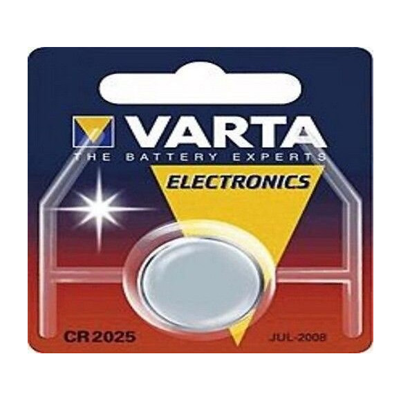 Pile Bouton Lithium Cr2025 Varta 6025
