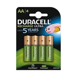 Piles Rechargeables Blister 4 * Lr06 - Aa - 1950 Mah - Prêtes À L'emplo Duracell - Hr6b4