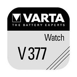 Pile Bouton Oxyde D'argent Varta V 377