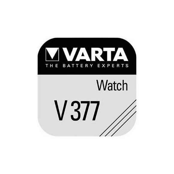 Pile Bouton Oxyde D'argent Varta V 377