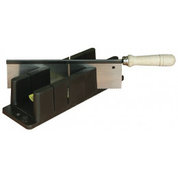 Boîte À Onglet Plastique + Scie À Dos