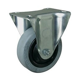 Roulette Fixe Sans Frein (platine 105 X 85 Mm)