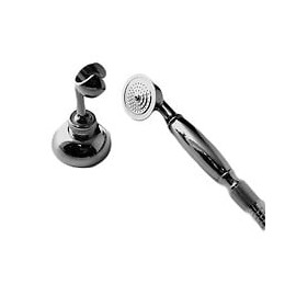 Douchette Retro Avec Support Douche Et Flexible, Tout Laiton