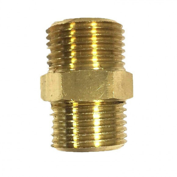 Mamelon Égal Laiton Mâle-mâle À Visser Laiton Brut De'¾