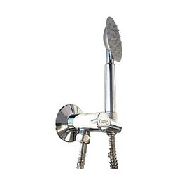 Support De Douche Avec Prise D'eau Et Tuyau Flexible 150 Cm