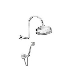 Kit Complet De Douche Vintage En Laiton Chromé