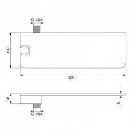Étagère De Douche Avec Support De Douche Et Prise D'eau Intégrée