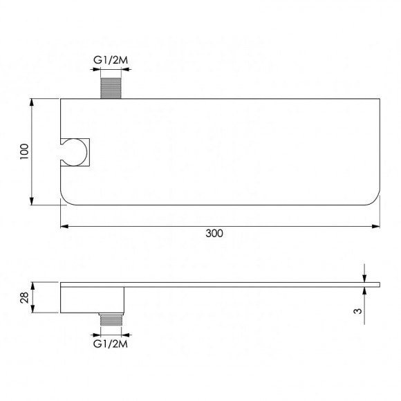 Étagère De Douche Avec Support De Douche Et Prise D'eau Intégrée