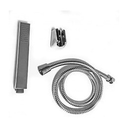 Douchette Tube Carré Avec Flexible Douche Cm 120