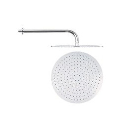 Pomme De Douche De 20 Cm Avec 25 Bras De Douche En Acier Inoxydable