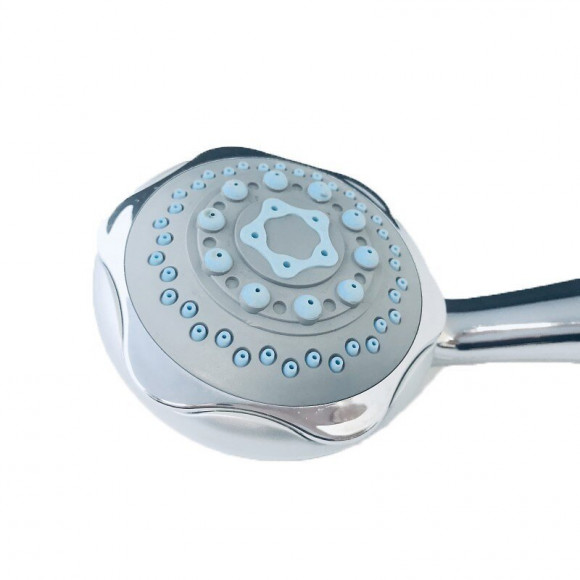 Douchette Chromée Anticalcaire Douche Hydromassante À 3 Jets, Ergonomique