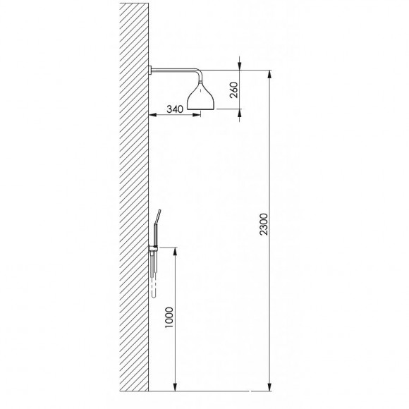 Kit De Douche Noir Pomme De Douche À Cloche Avec Lumière De Chromothérapie